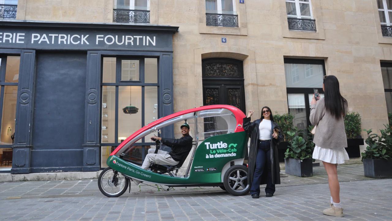 Balade en vélo-taxi Turtle : Le Emily Cooper
