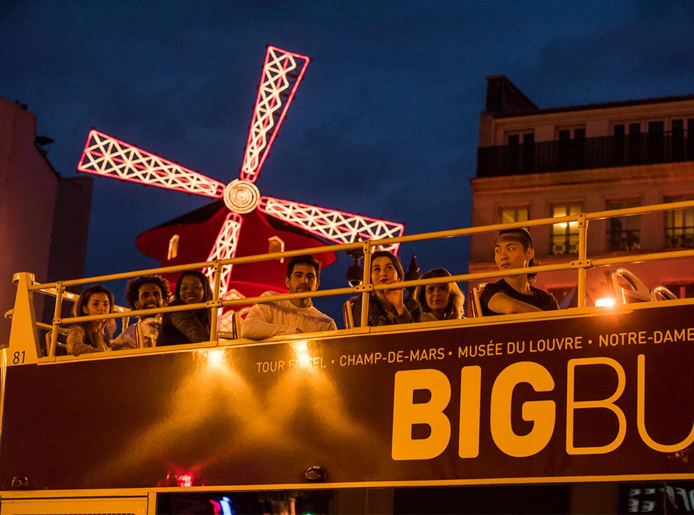 Big Bus Visite nocturne de Paris