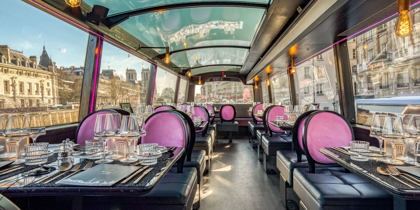 Lunch aboard the Bus Toqué