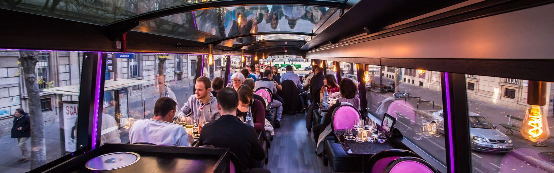 Dinner aboard the Bus Toqué