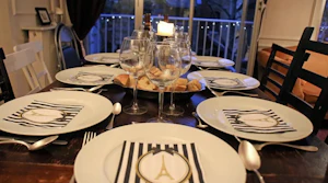 Abendessen bei einem Pariser Journalisten
