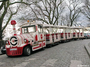 Petit train touristique Montmartrain