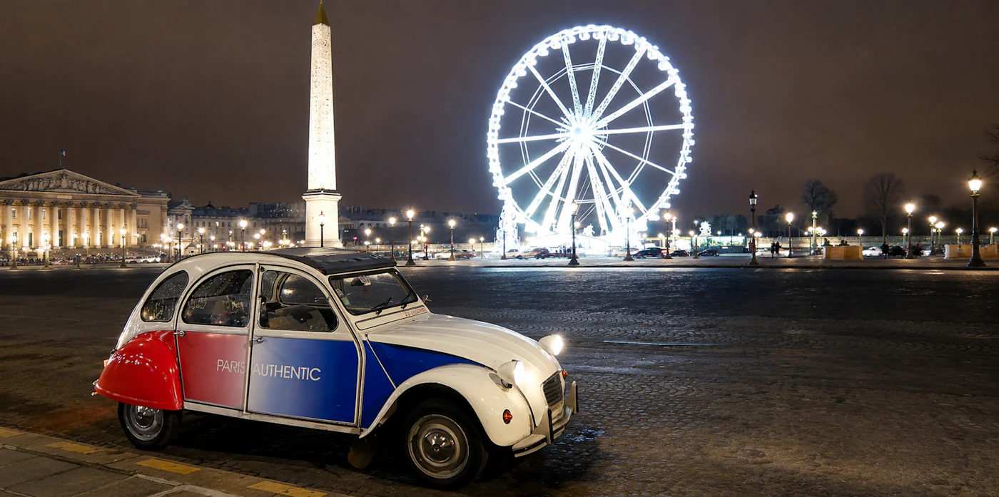 Tour notturno in 2CV - Paris Authentic